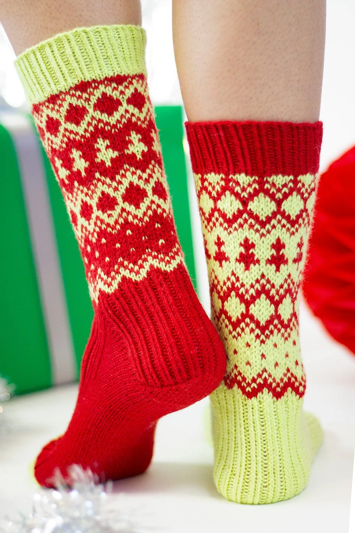 12 Days - 2022 - Holiday Elf Socks