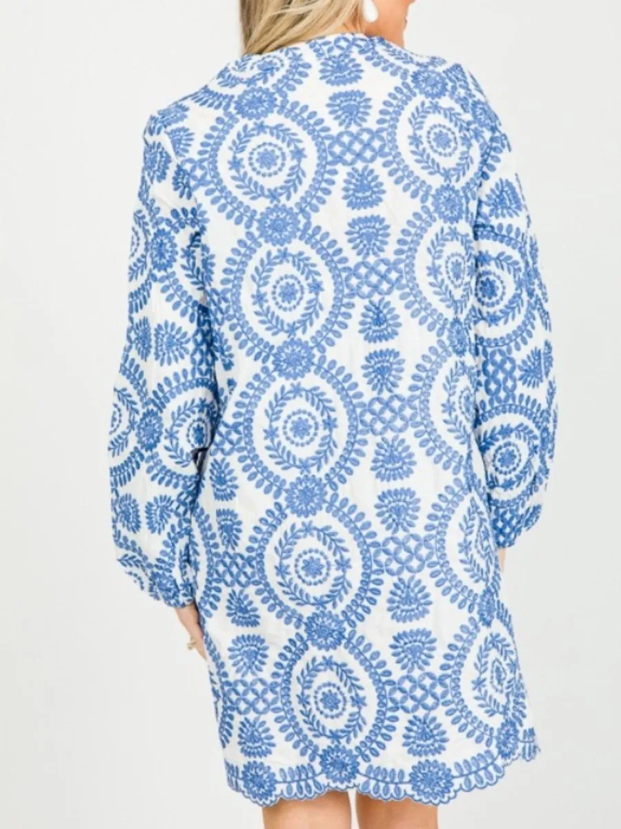 Attractive Embroidered Dress