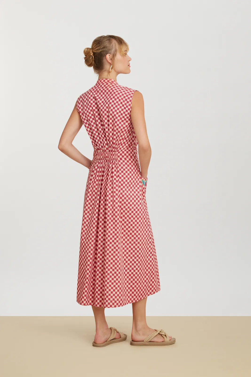 Blumen Dress in Peach