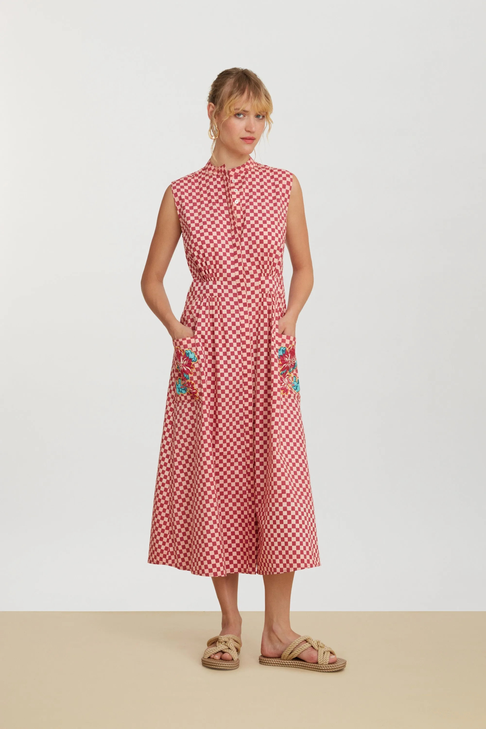 Blumen Dress in Peach