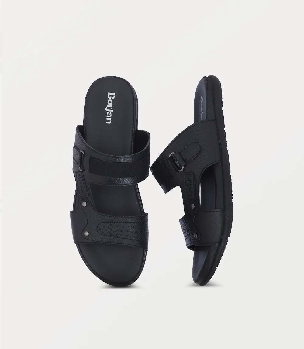 BM6886-BLACK-Men Slipper