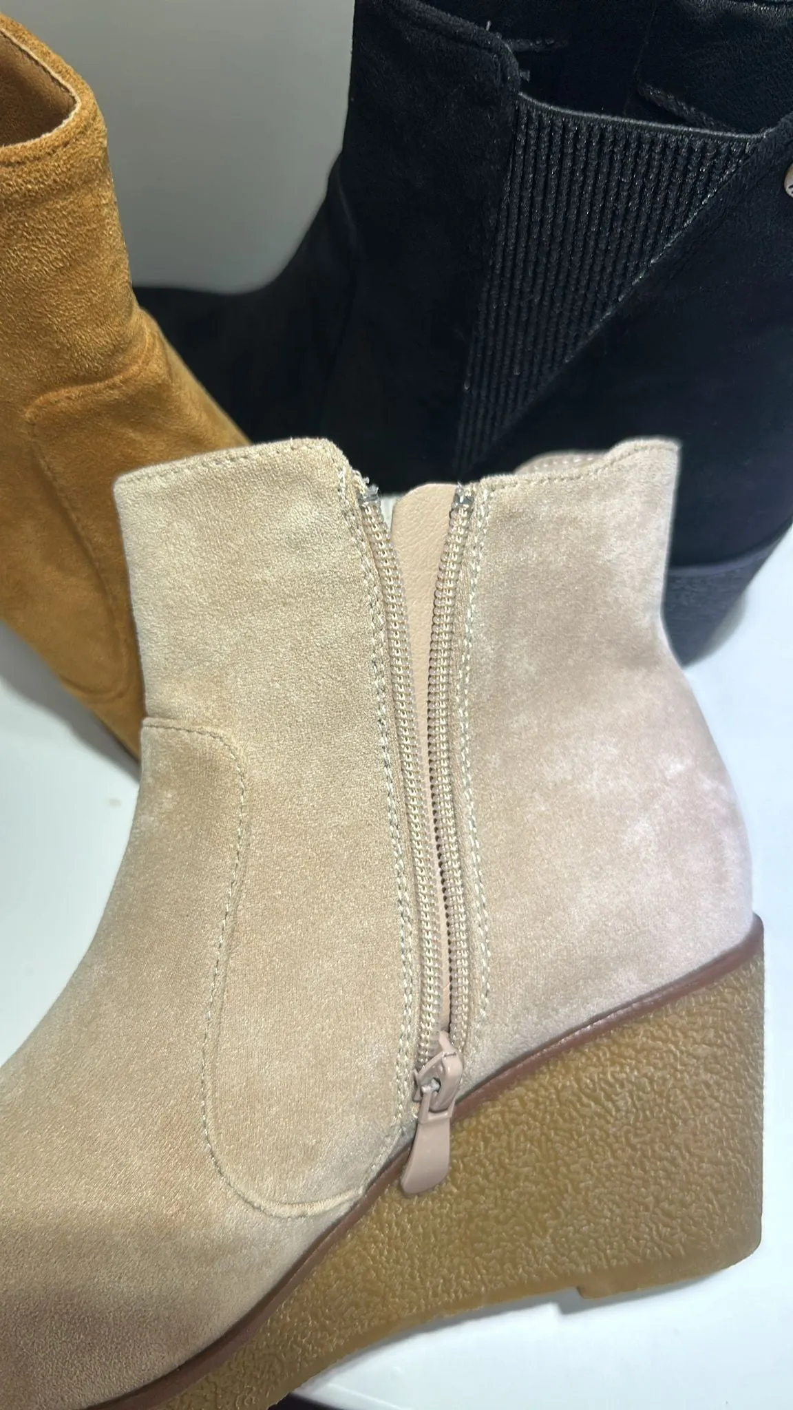Carito Wedge Booties