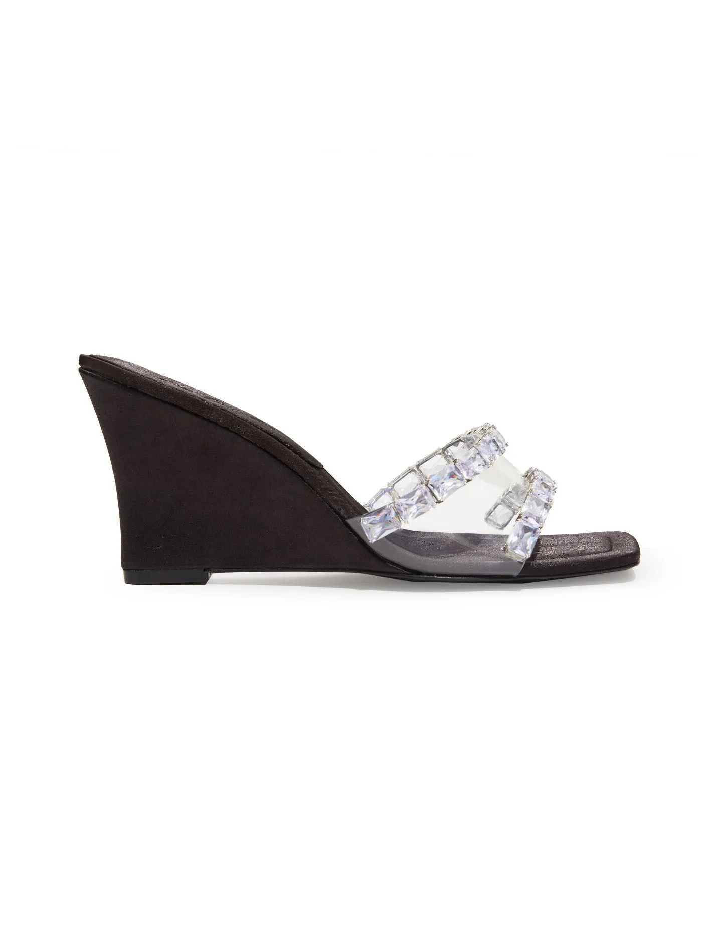 Cassandra Diamond Heels (Black) (Final Sale)
