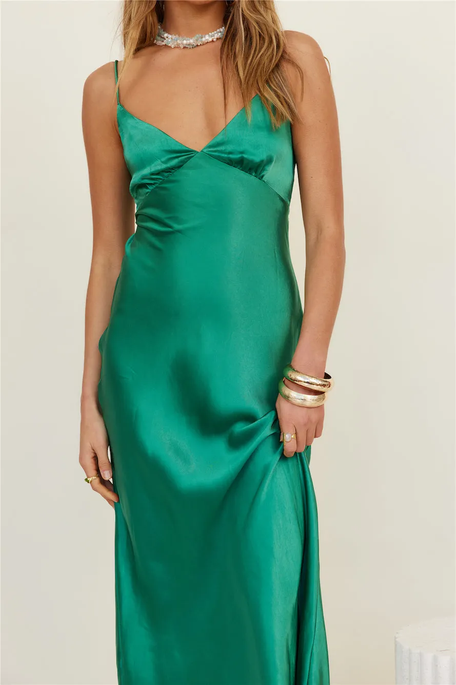 Chiming Maxi Dress Green