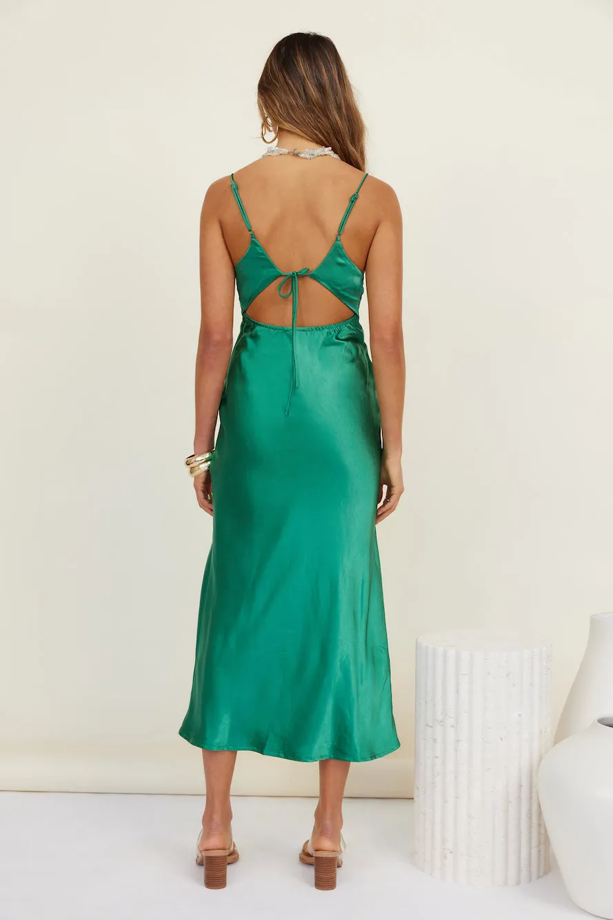 Chiming Maxi Dress Green