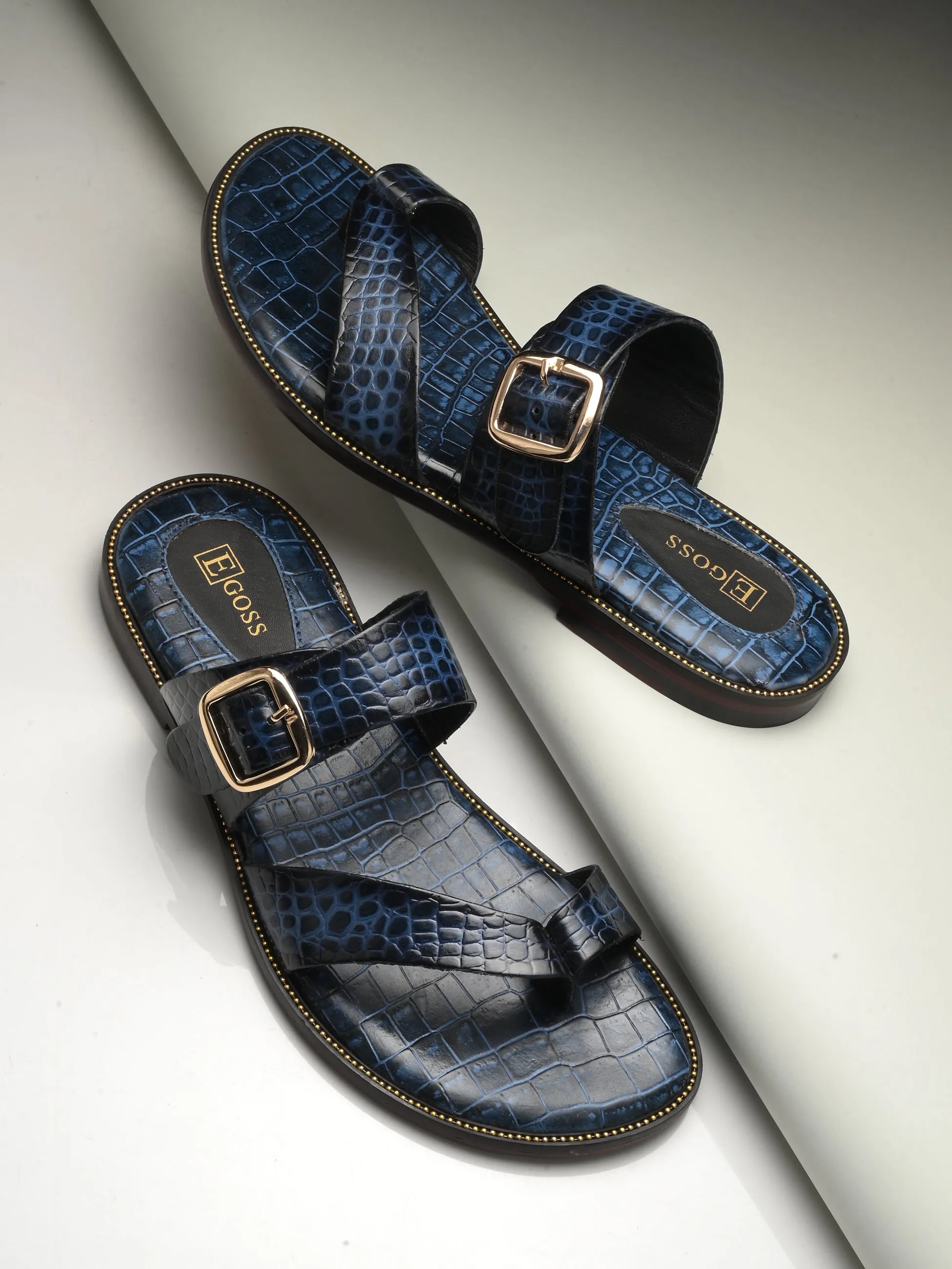 Egoss Ethnic Slippers For Men