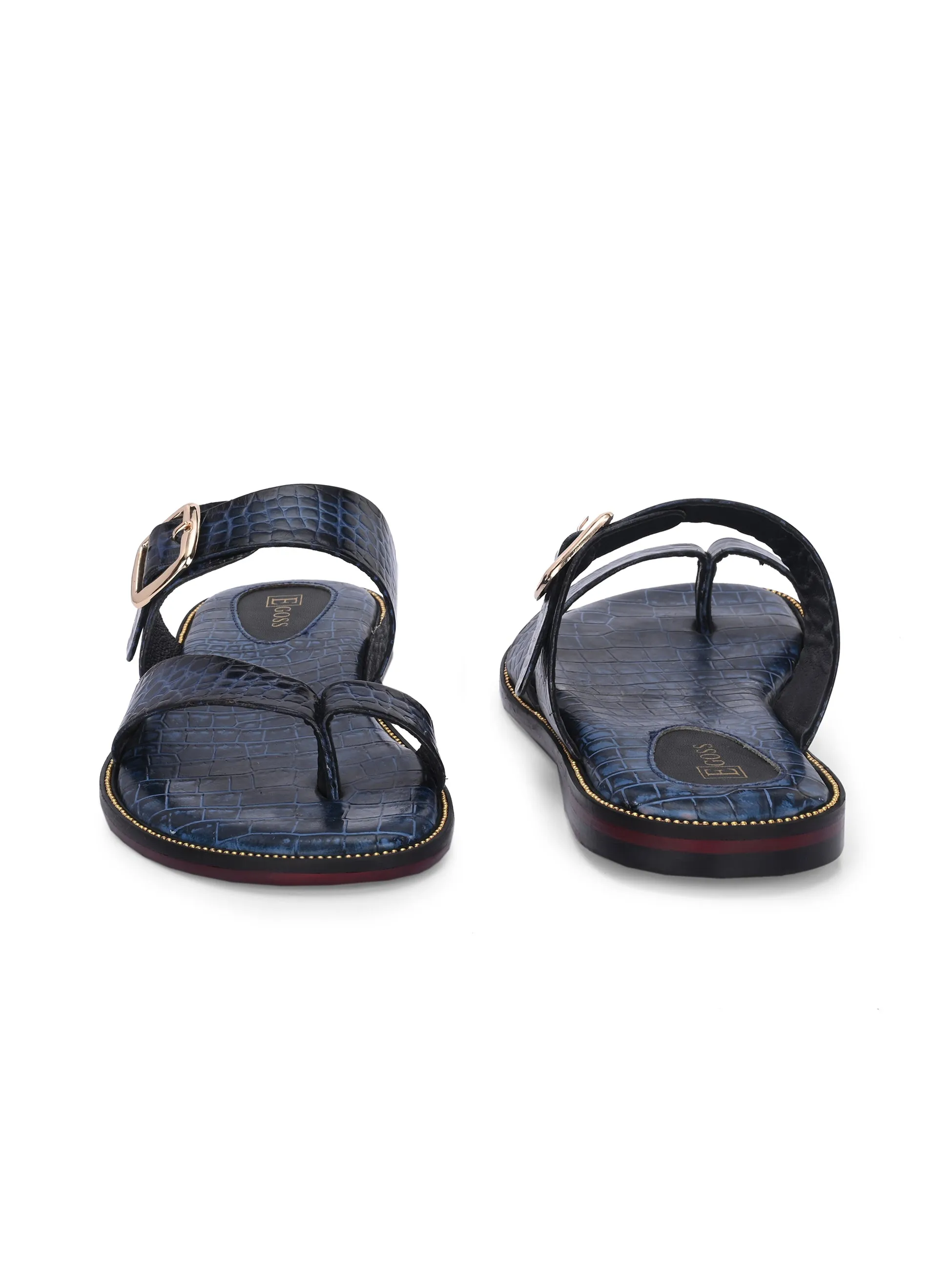 Egoss Ethnic Slippers For Men