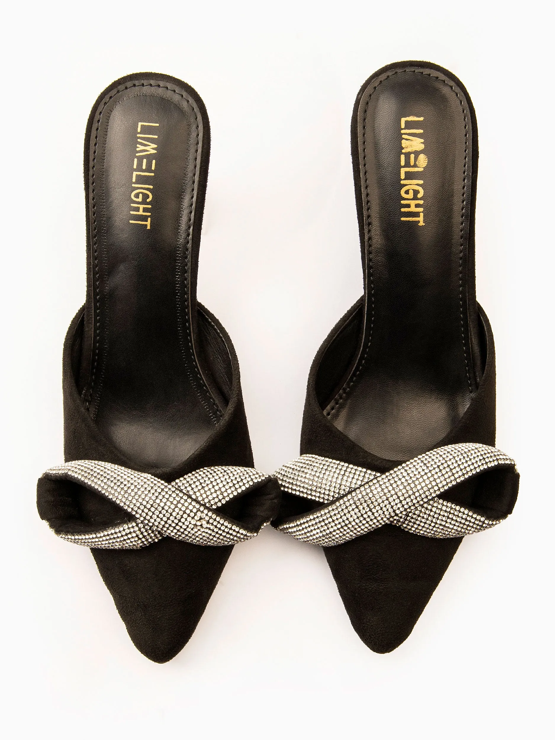 Embellished Mules Heels