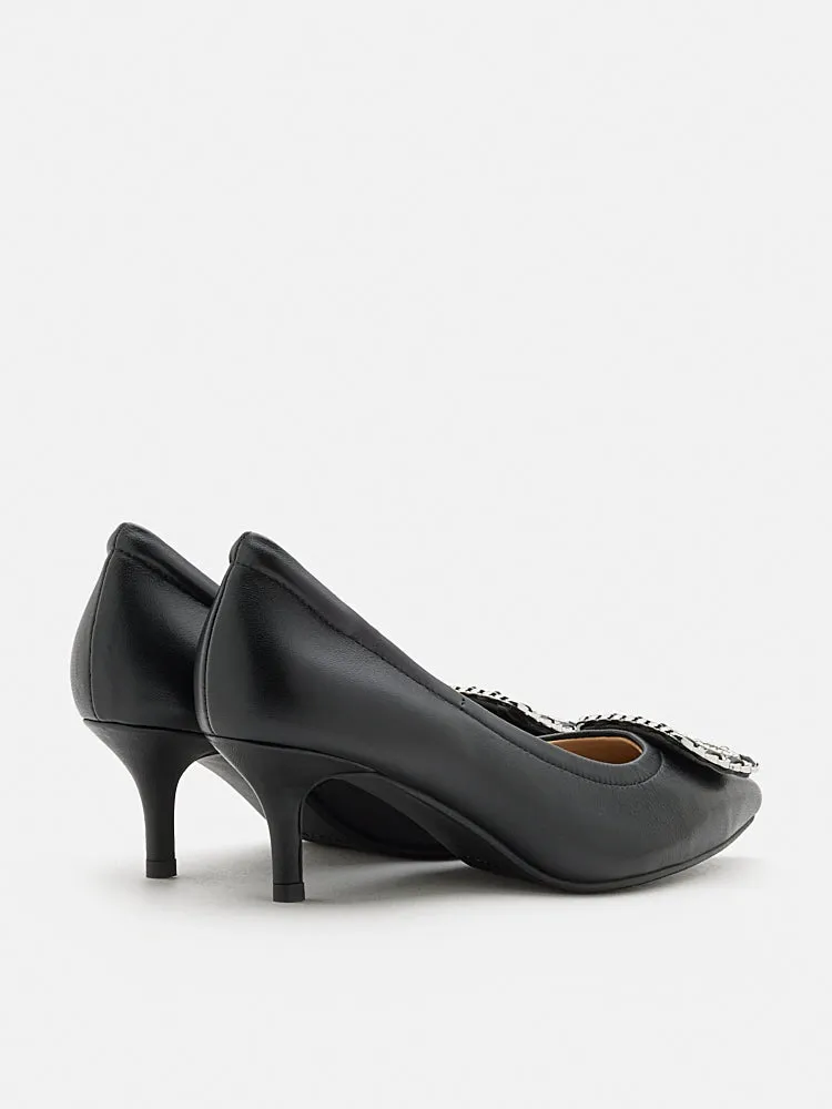 Eydis Chained Buckled Heels