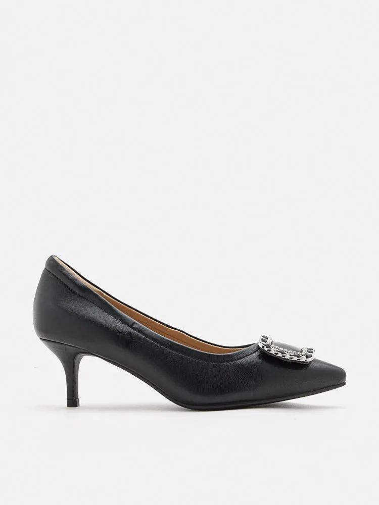 Eydis Chained Buckled Heels