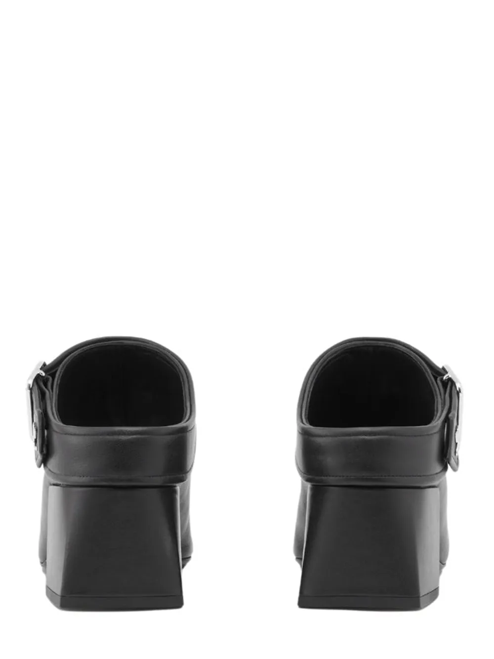 Gogo Leather Mules (Black)
