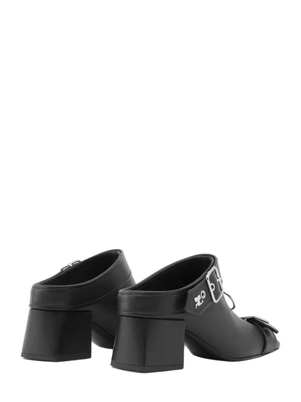 Gogo Leather Mules (Black)