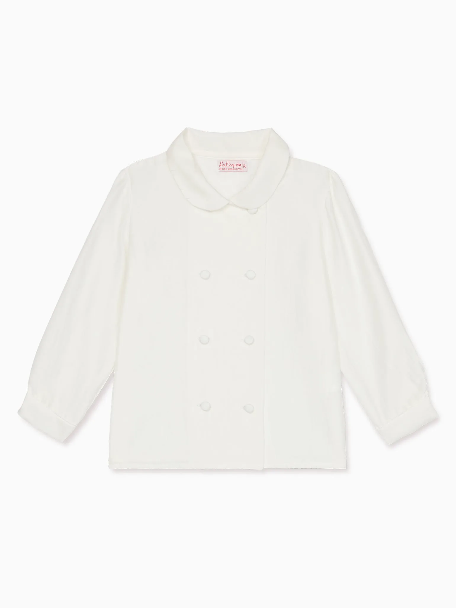 Ivory Sanpa Ceremony Long Sleeve Boy Shirt
