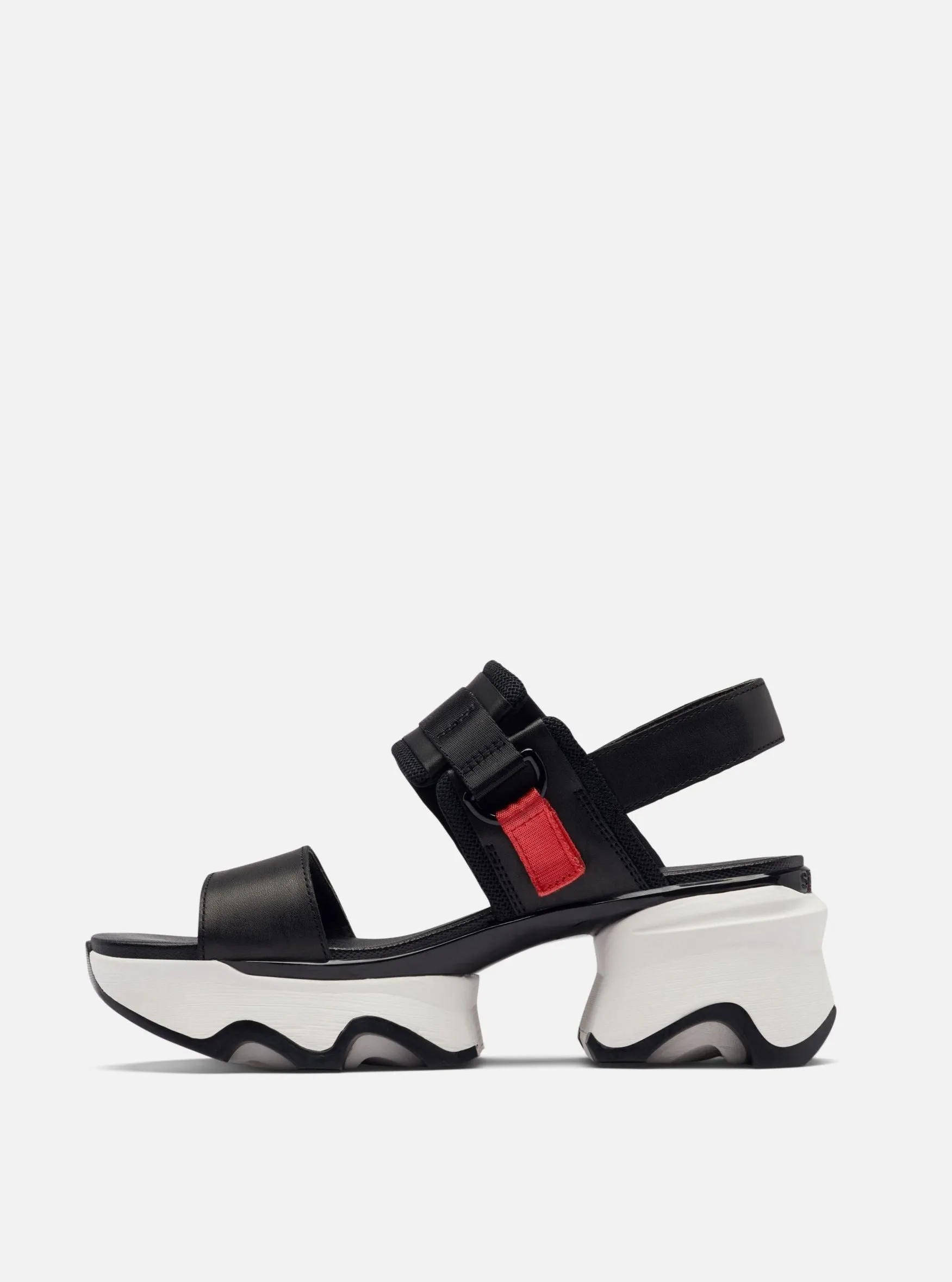 Kinetic Impact Slingback Heel Sandal [Black/Sea Salt]
