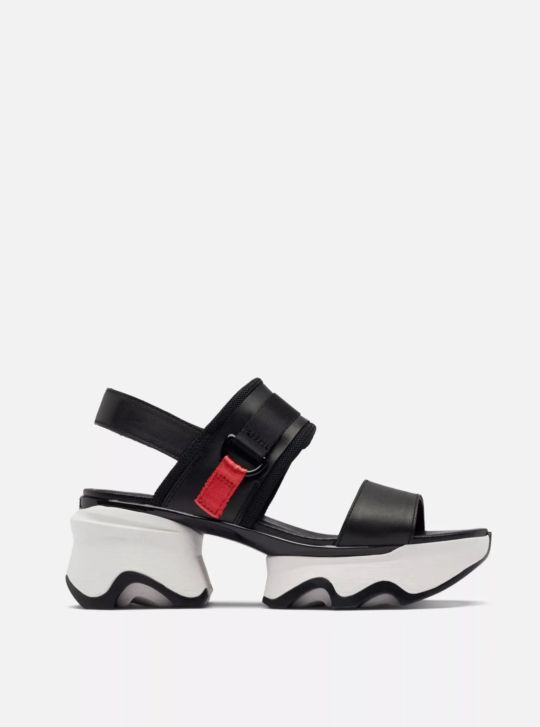 Kinetic Impact Slingback Heel Sandal [Black/Sea Salt]