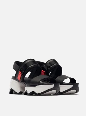 Kinetic Impact Slingback Heel Sandal [Black/Sea Salt]