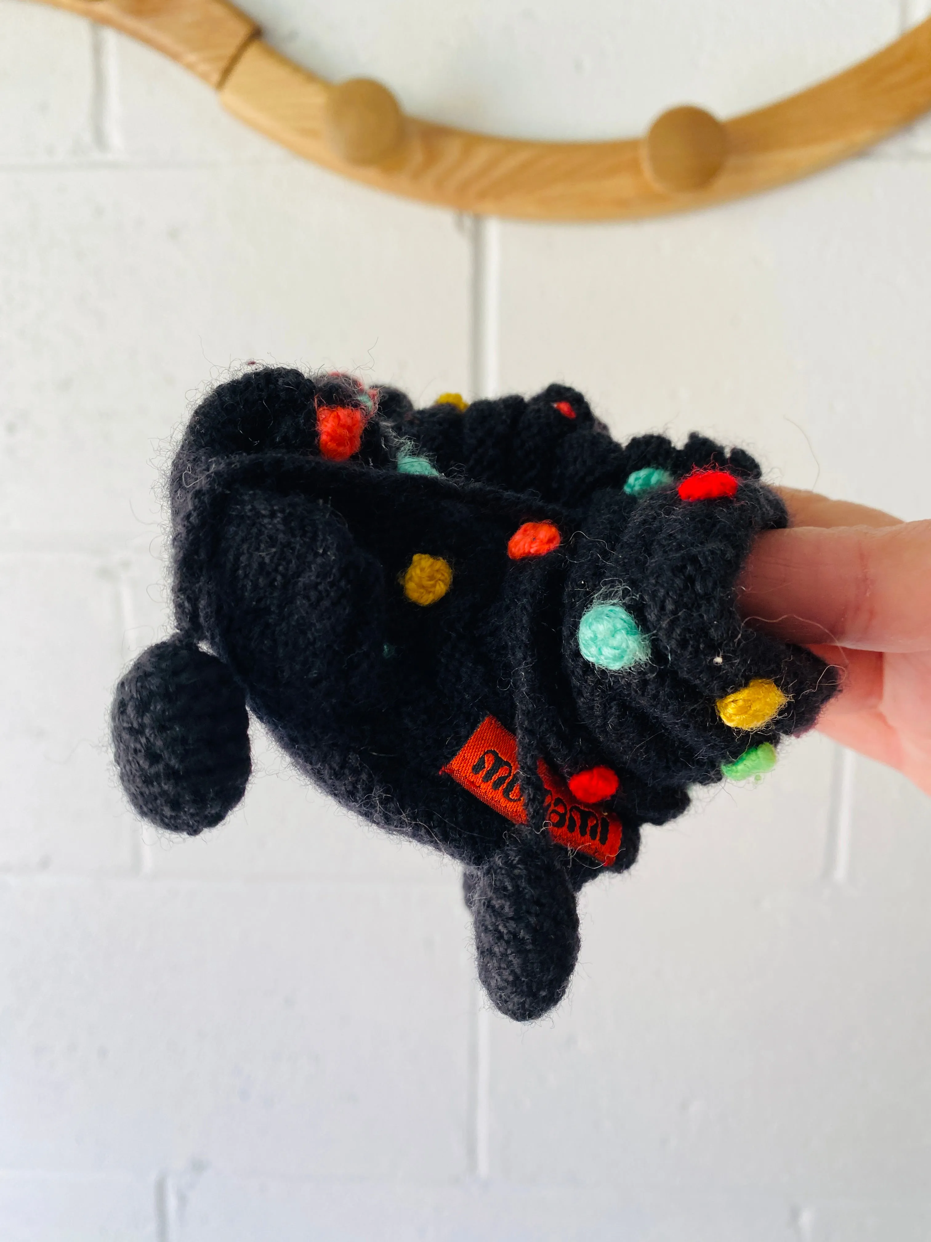 Knit Pom Pom Slippers, 0-3 months