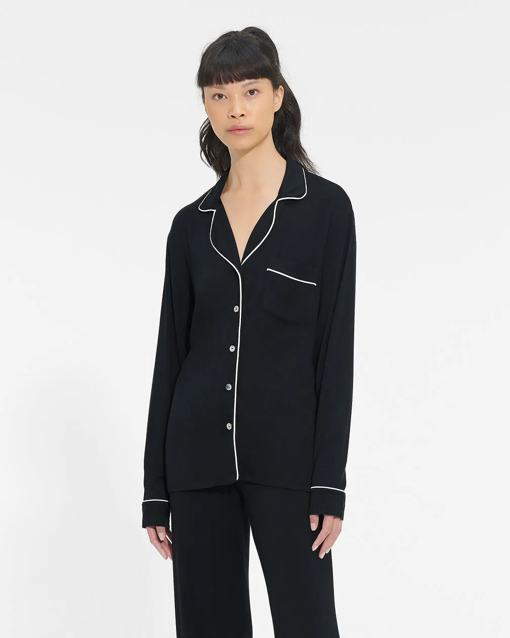 Lenon Pajama Set, Black