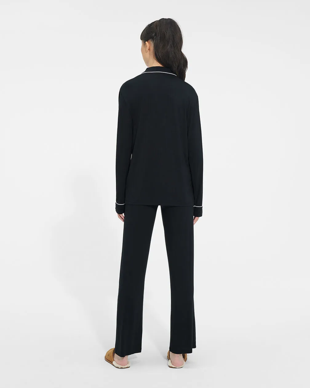 Lenon Pajama Set, Black