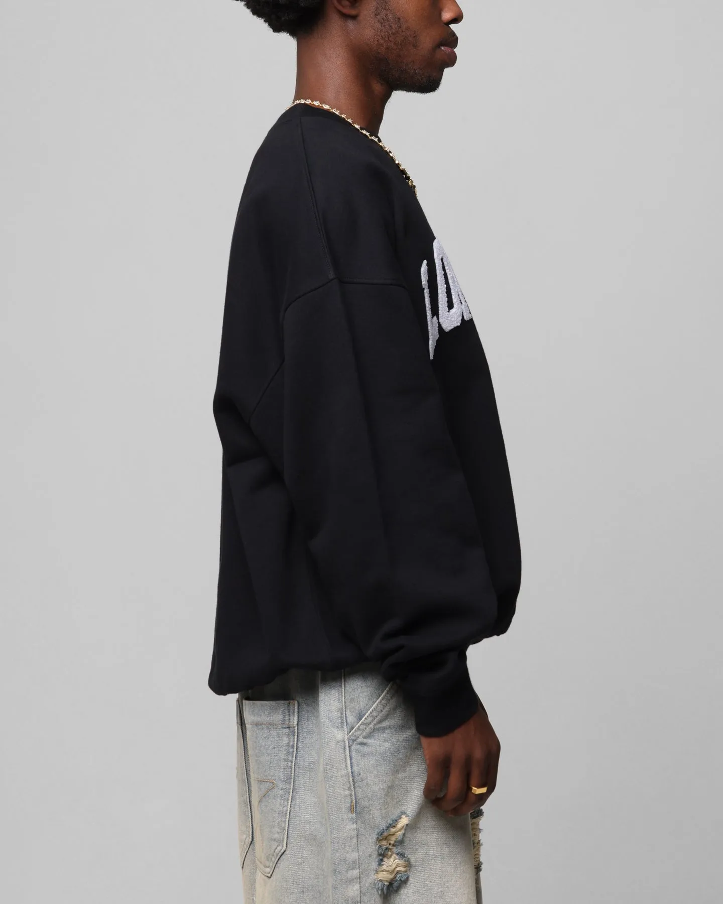 Loiter Arch Premium Crewneck Black