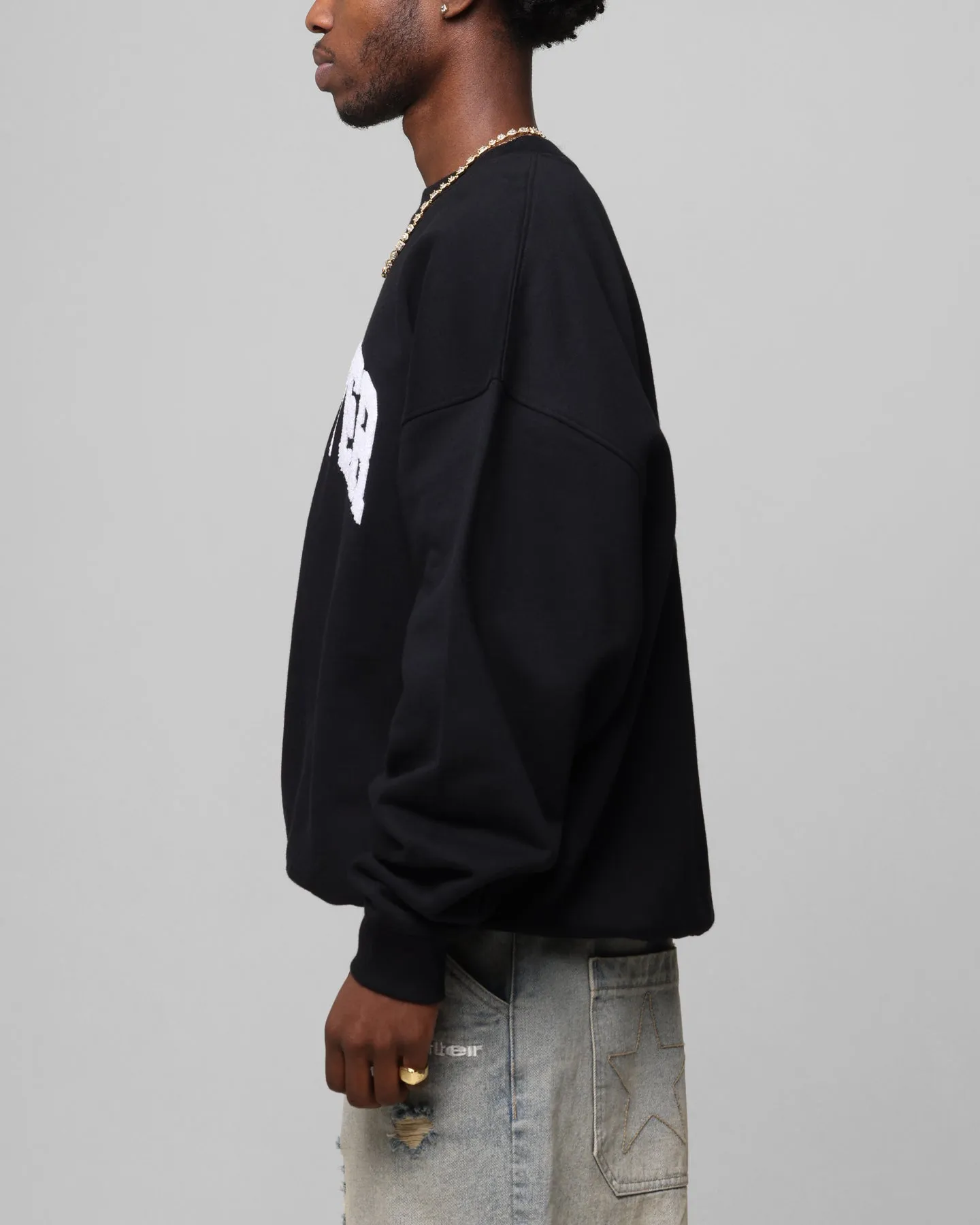 Loiter Arch Premium Crewneck Black