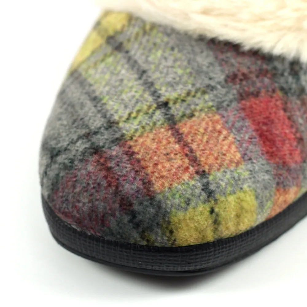 Lunar Women's KLA209 Hoxton Slippers Grey