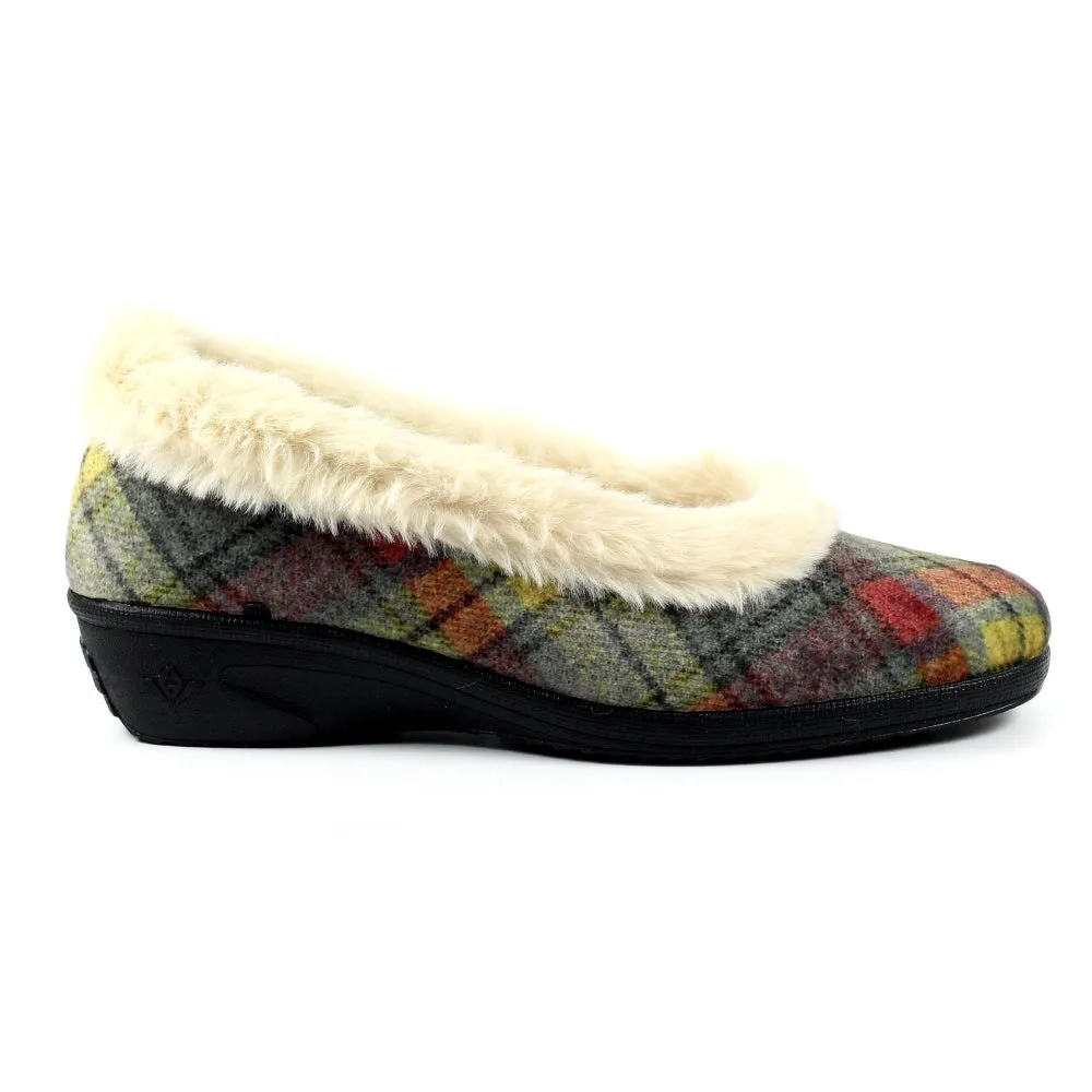 Lunar Women's KLA209 Hoxton Slippers Grey