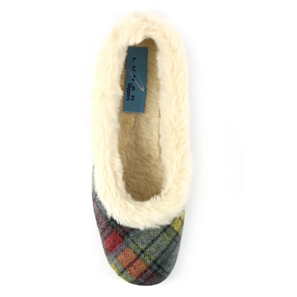 Lunar Women's KLA209 Hoxton Slippers Grey