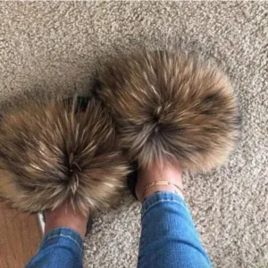 Luxury Faux Fur Slippers