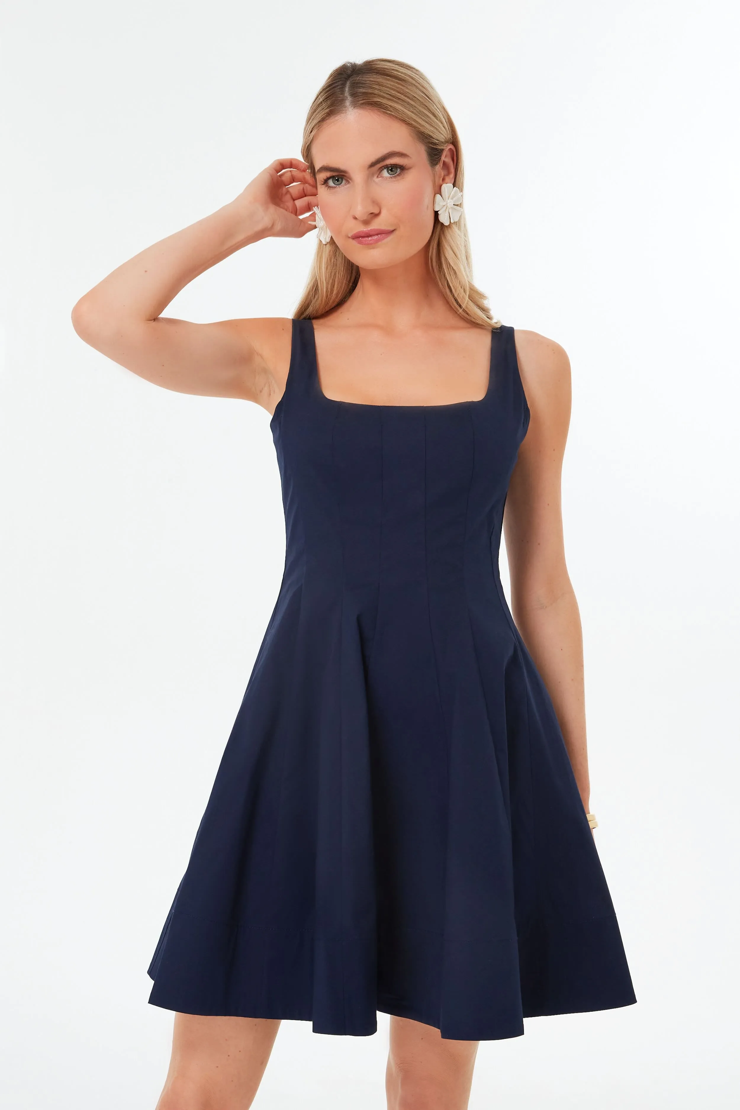 Navy Mini Wells Dress