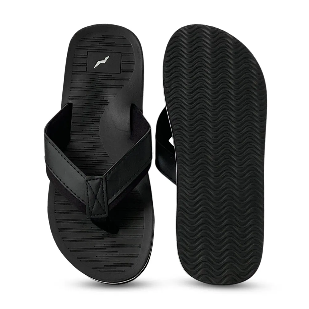 NORTY Men's Sandals for Beach, Casual, Outdoor & Indoor Flip Flop 11158 Black