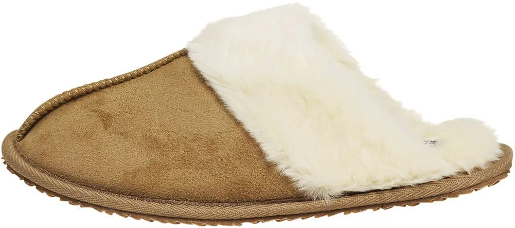 NORTY Womens S-L Beige Mule Slippers 15453
