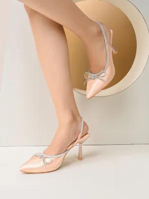 Pelle Albero Women Sultan Fancy Kitten Heels Sandals