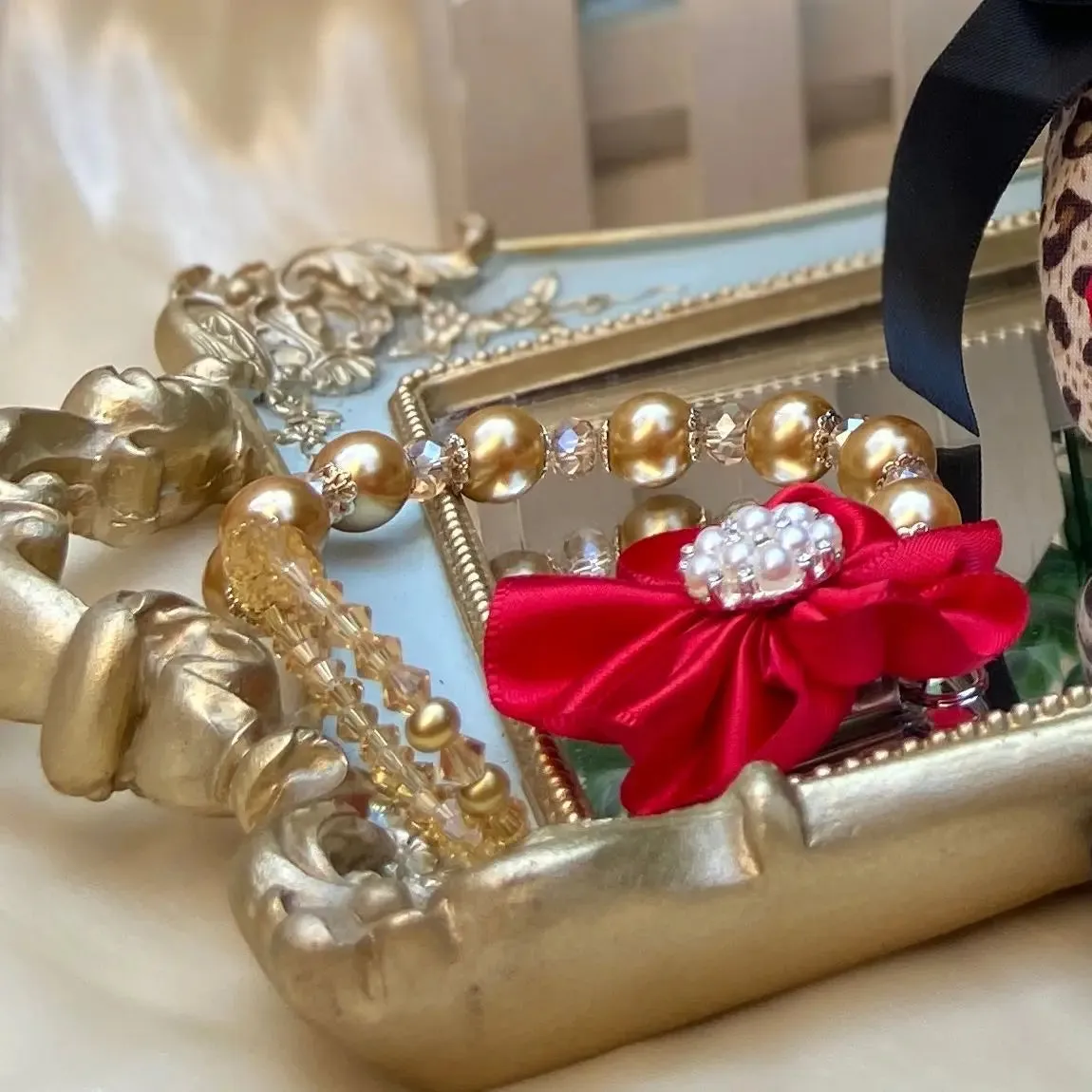 "Leopard Luxury" Occasion Baby Shoes   Headpiece Set