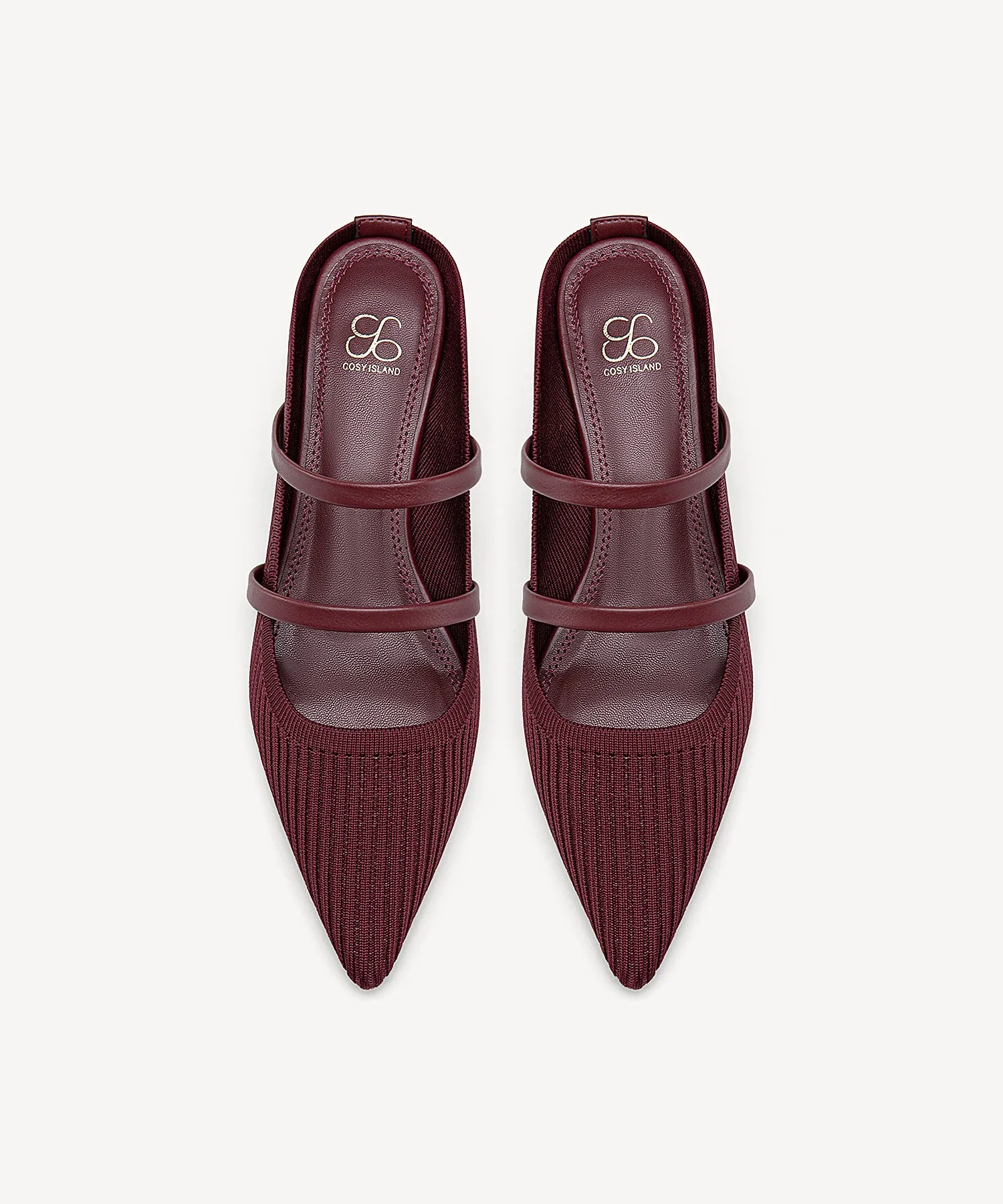 SoftWave Cut Out Block Heeled Mules