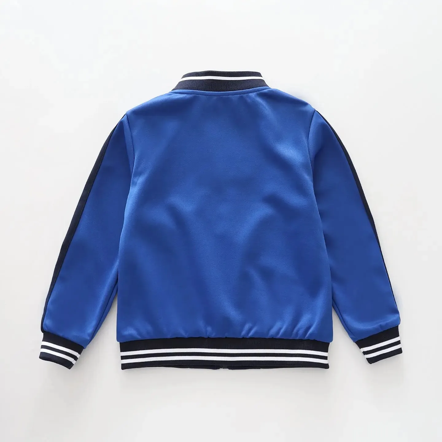 Sporty Blue Zip Jacket