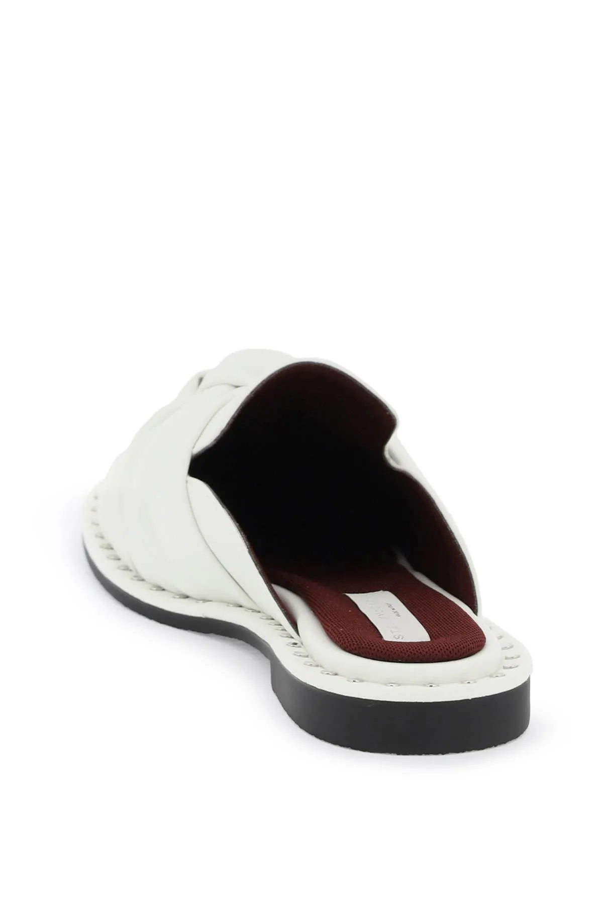 Stella mccartney crossed-strap mules 810398 W1IL0 WHITE