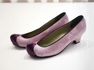 Women Hanbok Shoes in Ash Pink Kkotshin